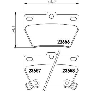 Колодки тормозные задние дисковые к-кт TEXTAR 2365601 фото