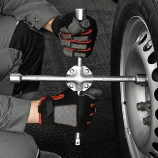 MATRIX 14245 Ключ баллонный крестовой 17x19x21x1/2"DR силовой фото 6