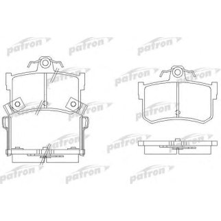 Колодки тормозные дисковые задн MG: MG TF 02-, MGF 95-02, MGR V8 92-95, ROVER: 800 88-99, 800 хечбэк 88-99, 800 купе 92-99 фото