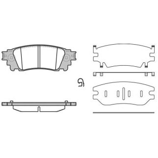 1636 00_колодки дисковые задние! Lexus NX 2.0/2.5i 14> фото