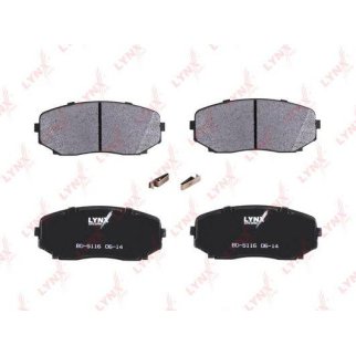 Колодки тормозные передние к-кт LYNXauto BD-5116 фото