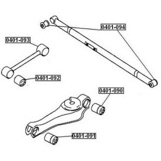 Сайлентблок ASVA 0401-091 фото