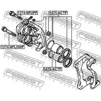 Рк переднего суппорта FEBEST 1475-ACTF фото