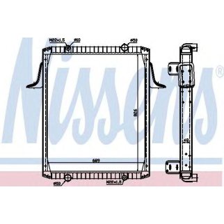 Радиатор основной Nissens 63822A фото