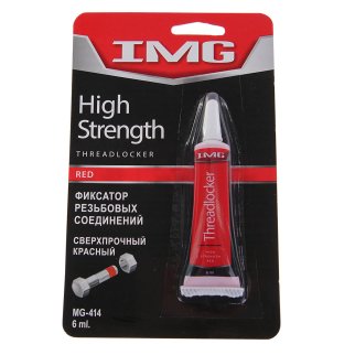 Фиксатор резьбовых соединений IMG сверхпрочный красный 6мл фото