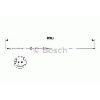 Датчик износа колодок BOSCH 1 987 473 500 фото