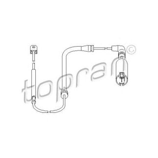 Датчик износа колодок topran 501403755 фото