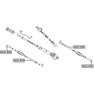 Тяга рулевая ASVA 0222-R50 фото