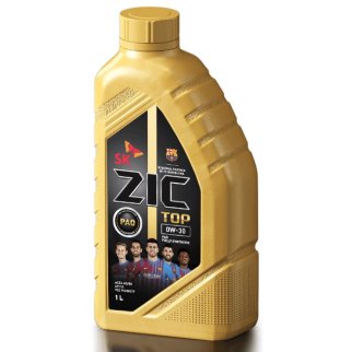 Масло моторное ZIC TOP 0W30 SL A5/B5 синт. 1л фото