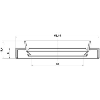Сальник привода FEBEST 95HBY-40580811R фото 2