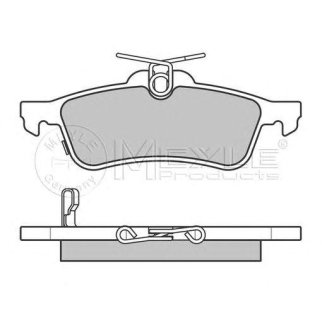 Колодки тормозные MEYLE _025 245 7415/W фото