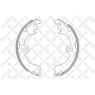 391 100-SX_=4380.00=K2311-01=501SBS=362377B=FSB321 !колодки барабанныеToyota Corolla 1.3-2.0D 87-02 фото