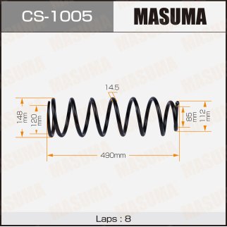 Пружина передняя TOYOTA LAND CRUISER MASUMA CS-1005 фото