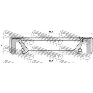 Сальник привода FEBEST 95GBY-41560707R фото