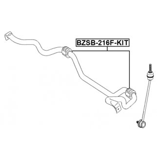 ВТУЛКА ПЕРЕДНЕГО СТАБИЛИЗАТОРА КОМПЛЕКТ D32, шт фото 2