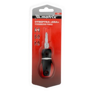 Отвертка комбинированная SL6,0 x Ph2х38 мм, MATRIX фото 5
