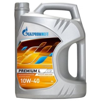 Масло моторное Gazpromneft Premium L 10W-40 полусинтетическое 5 л 2389900132 фото