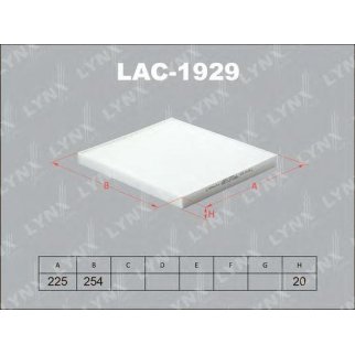 Фильтр салона LYNXauto LAC-1929 фото