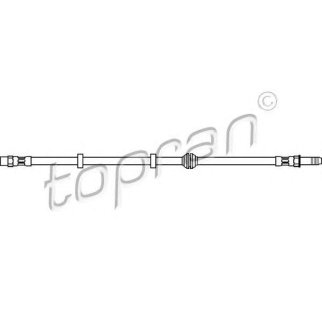Шланг тормозной GOLF III/VENTO 485мм пер. фото