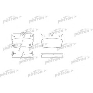 Колодки тормозные PATRON PBP1531 фото