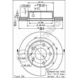 ( 09.5906.14 ) Тормозной диск фото