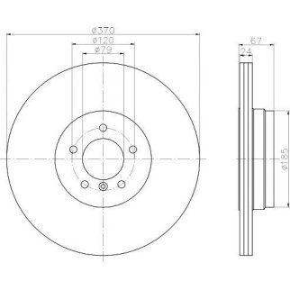 Диск тормозной задний TEXTAR 92123303 фото