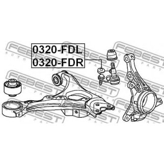 Опора шаровая FEBEST 0320-FDR фото