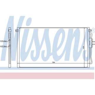 Радиатор кондиционера Nissens 94716 фото