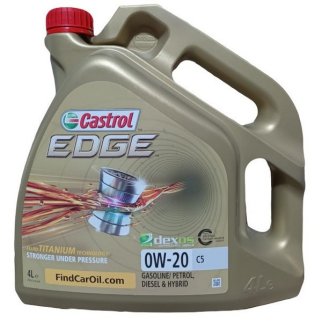 Масло моторное CASTROL EDGE 0W-20 С5 4л фото
