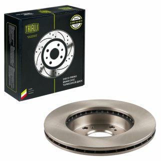 Диск тормозной передний вентилируемый TRIALLI DF 230107 фото 2