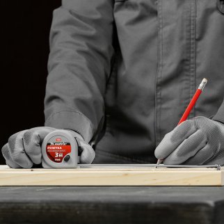 Рулетка 3м 13мм Fine пластиковый корпус MATRIX фото 7