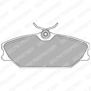 Колодки тормозные передние к-кт DELPHI LP1744 фото