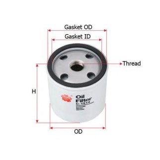 Фильтр масляный SAKURA C1514 фото