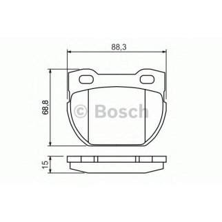 Колодки тормозные BOSCH _0 986 424 827 фото