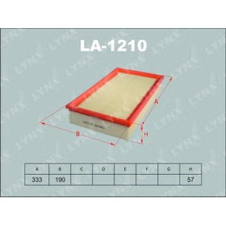 Фильтр воздушный LYNXauto LA1210 фото