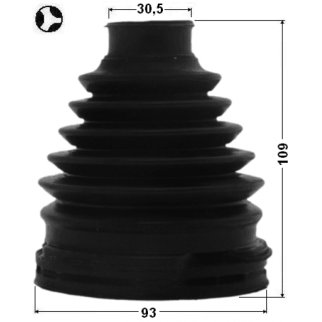 Пыльник ШРУСа FEBEST 0115-GRJ150T фото 2