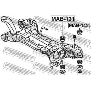 Сайлентблок FEBEST MAB-142 фото
