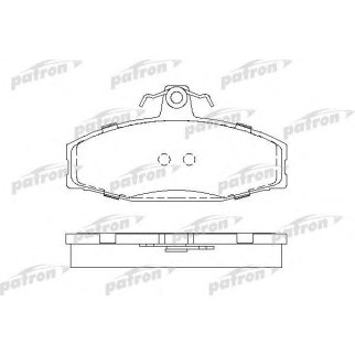 Колодки тормозные PATRON PBP610 фото