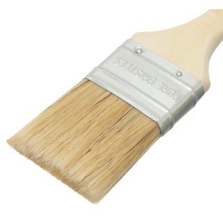 Кисть плоская "Евро" 1,5", натуральная щетина, деревянная ручка MATRIX 83052 фото 3