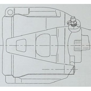 Суппорт тормозной передний TRIALLI CF 182565 фото 4