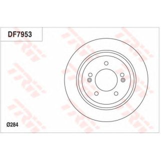 Диск тормозной задний TRW DF7953 фото