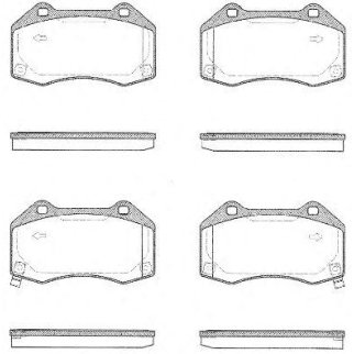 Колодки OPEL Corsa D (06-) передние к-т REMSA фото