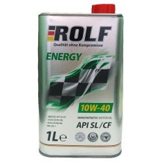 Масло моторное ROLF ENERGY 10W40 SL/CF (метал.) п/синт. 1л фото