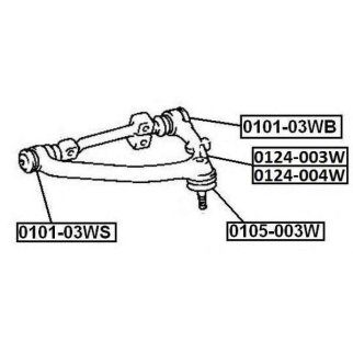 САЙЛЕНТБЛОК МАЛЕНЬКИЙ ПЕРЕДНЕГО ВЕРХНЕГО РЫЧАГА фото