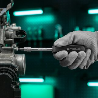 Набор инструмента 1/2" 1/4" пластиковый кейс 94пр. STELS фото 28