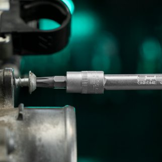 Набор инструмента 1/2" 1/4" пластиковый кейс 94пр. STELS фото 25