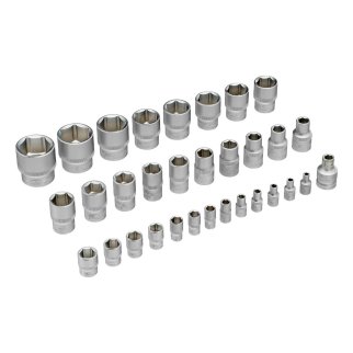 Набор инструмента 1/2" 1/4" пластиковый кейс 94пр. STELS фото 30