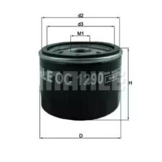 Фильтр масляный KNECHT OC 1290 фото