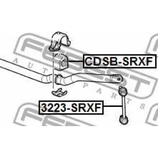 Стойка переднего стабилизатора FEBEST 3223-SRXF фото