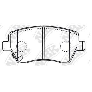 Колодки тормозные дисковые перед LCV фото